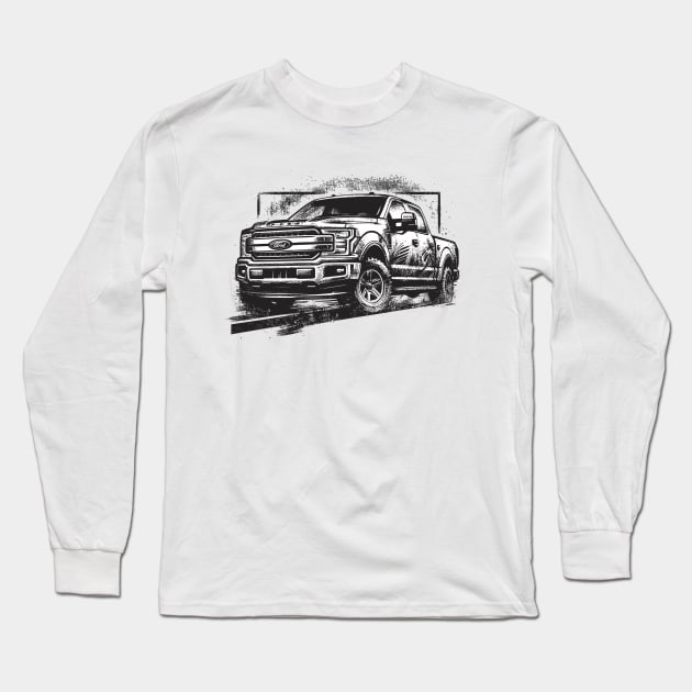 Ford F Series Long Sleeve T-Shirt by Vehicles-Art